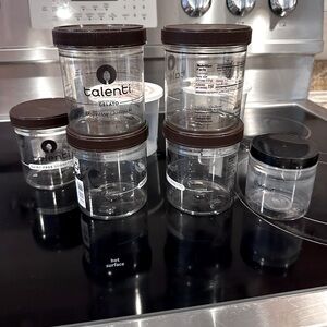 8 Talenti Jars with Lids, One Pint, BPA Free,  CLEAN Skyr Yogurt 24oz Containers
